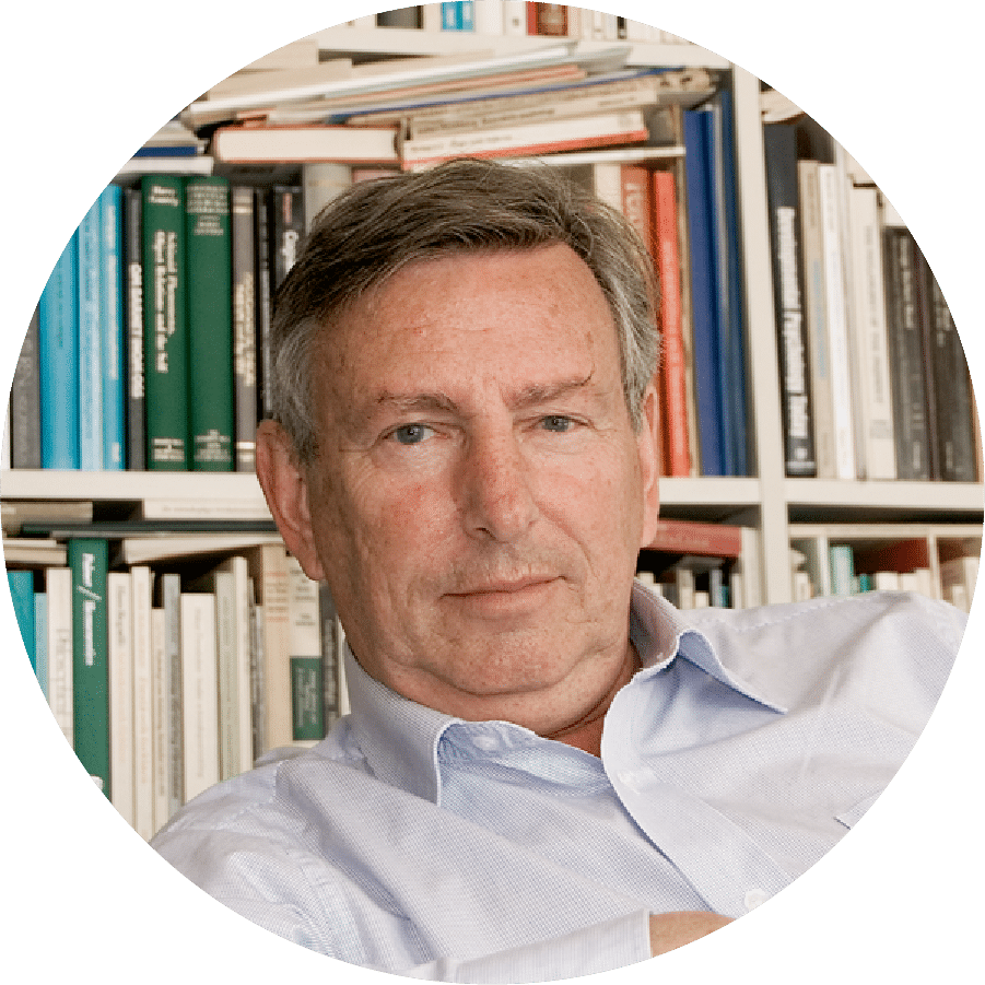 Kenneth Olofsson - Sittandes bland böcker Rund